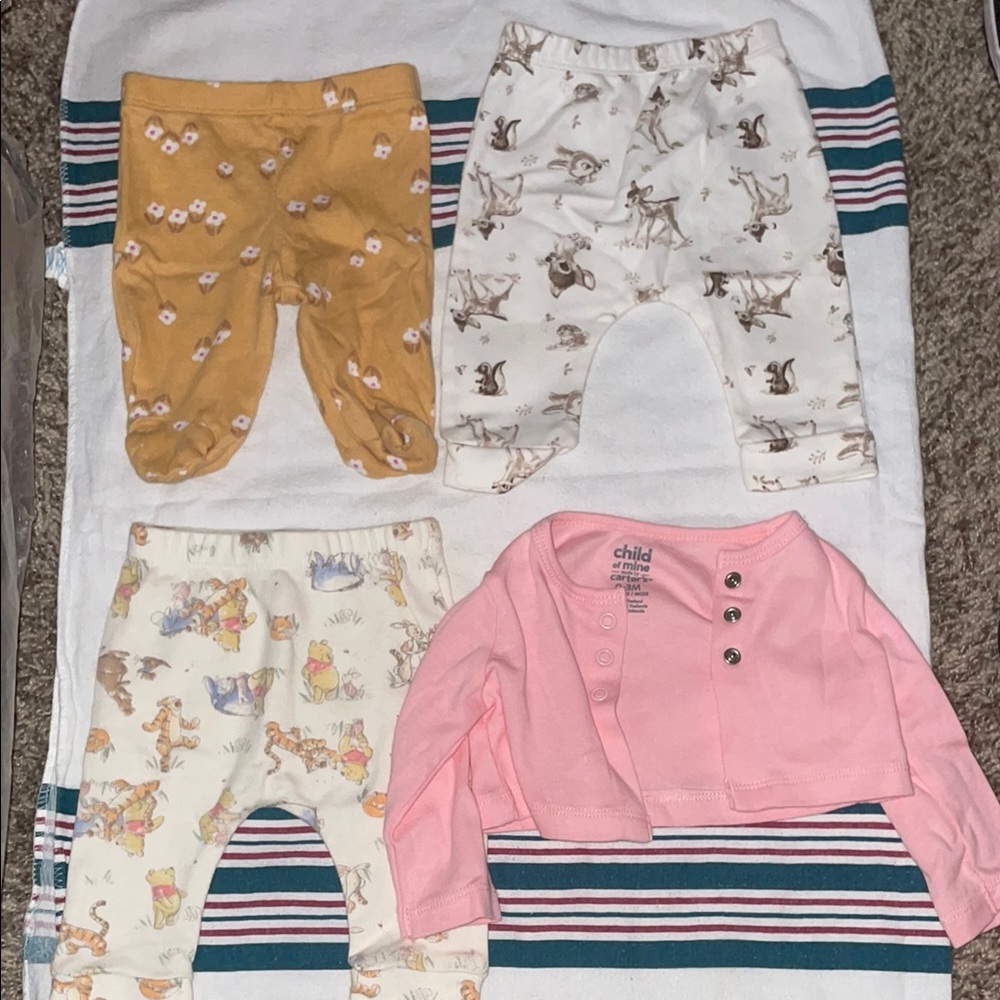 Cute Baby Clothing Set with Animal Prints